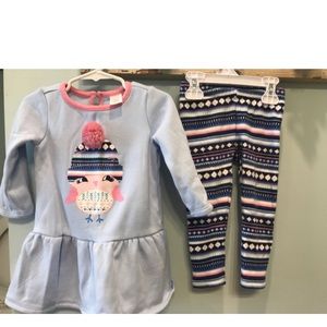 Gymboree Fleece snowbird Outfit